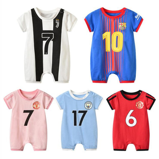 Newborn Bebe Football Barcelona Clothes