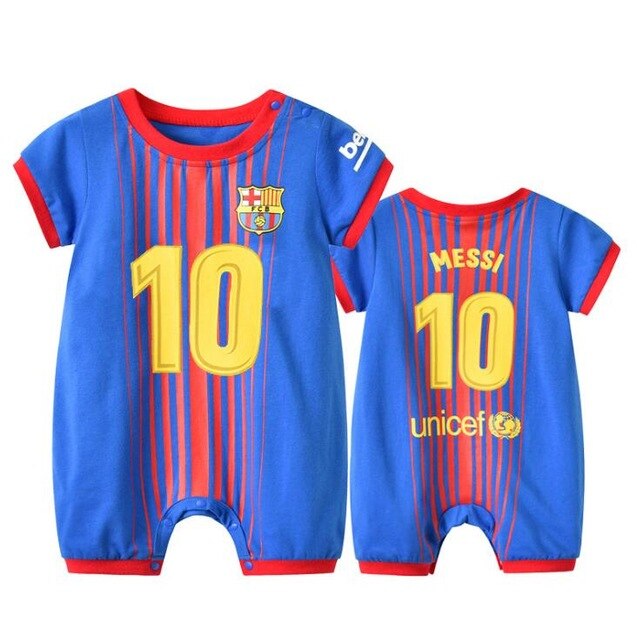 Newborn Bebe Football Barcelona Clothes